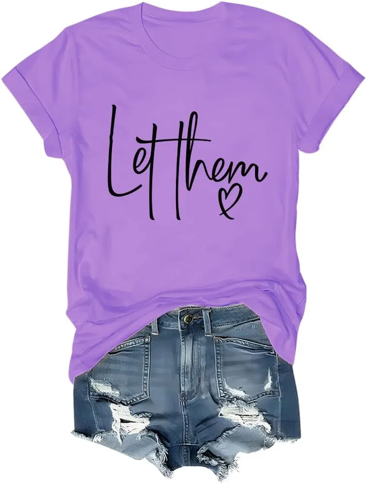 Футболка с принтом Unisex, Light Purple