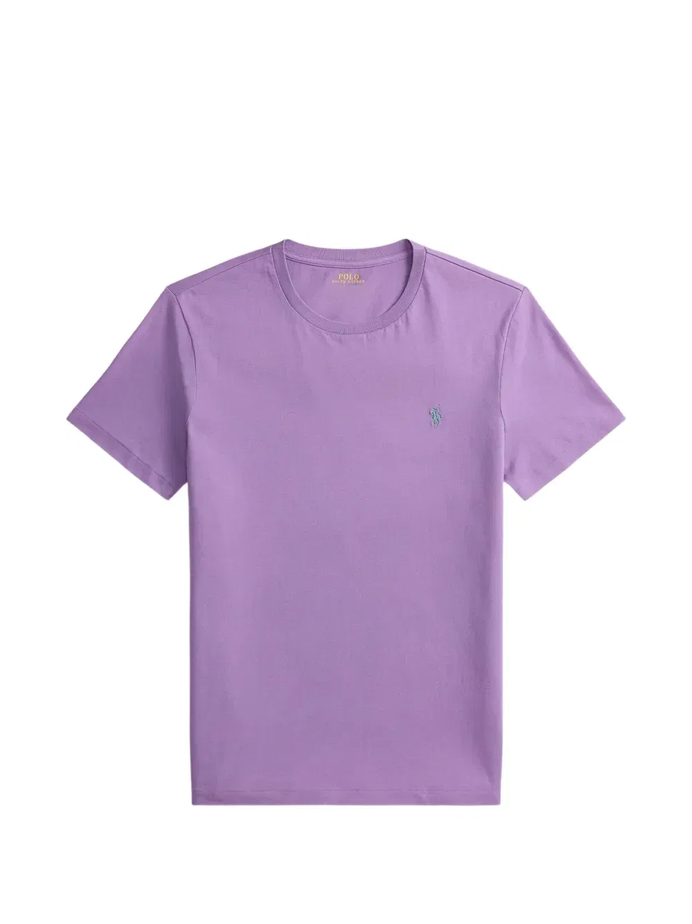 Футболка узкого кроя с вышитым логотипом Polo Ralph Lauren, фиолетовый