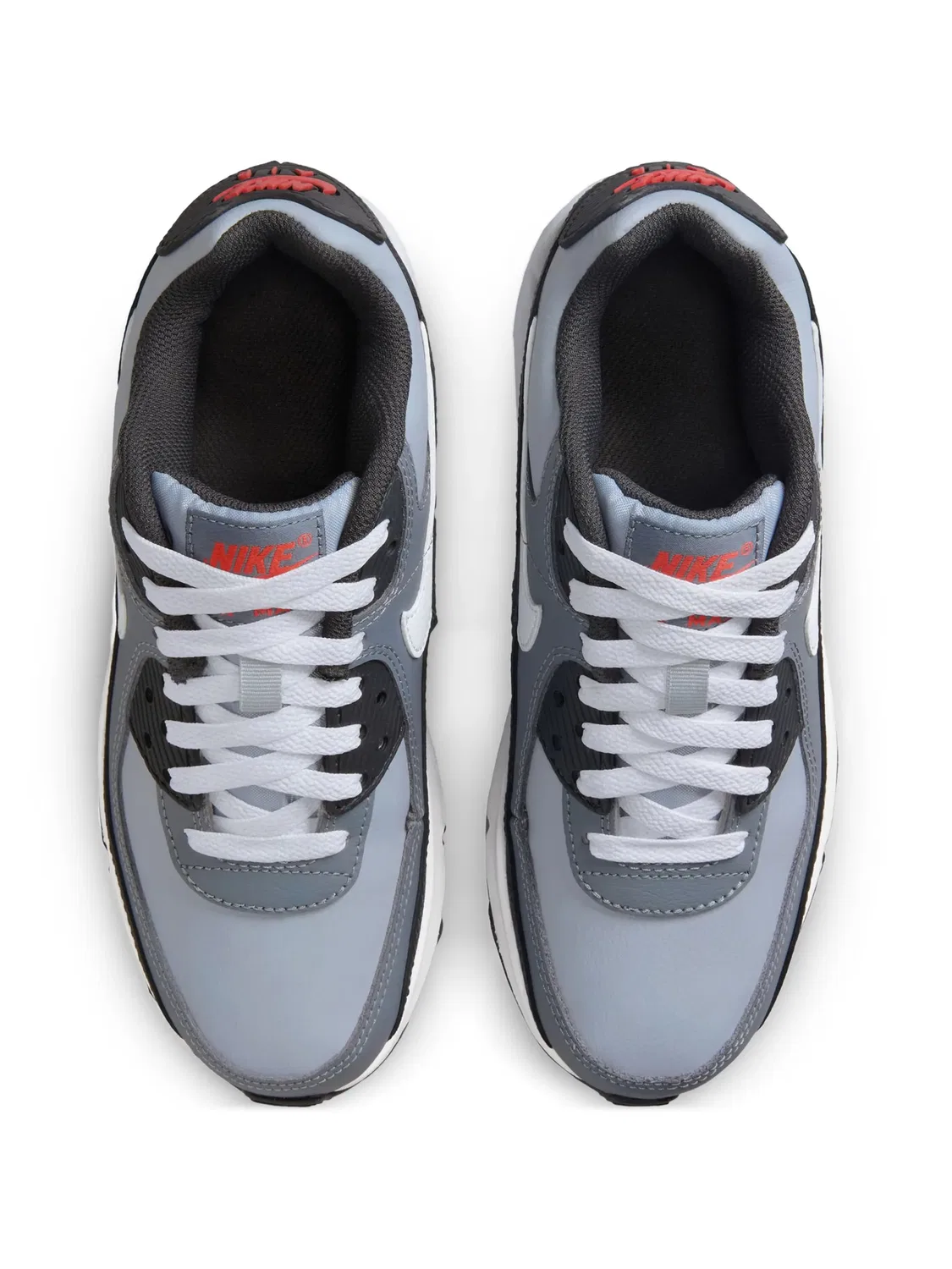 Кроссовки Air Max 90 GS Nike Kids, серый — фото 2