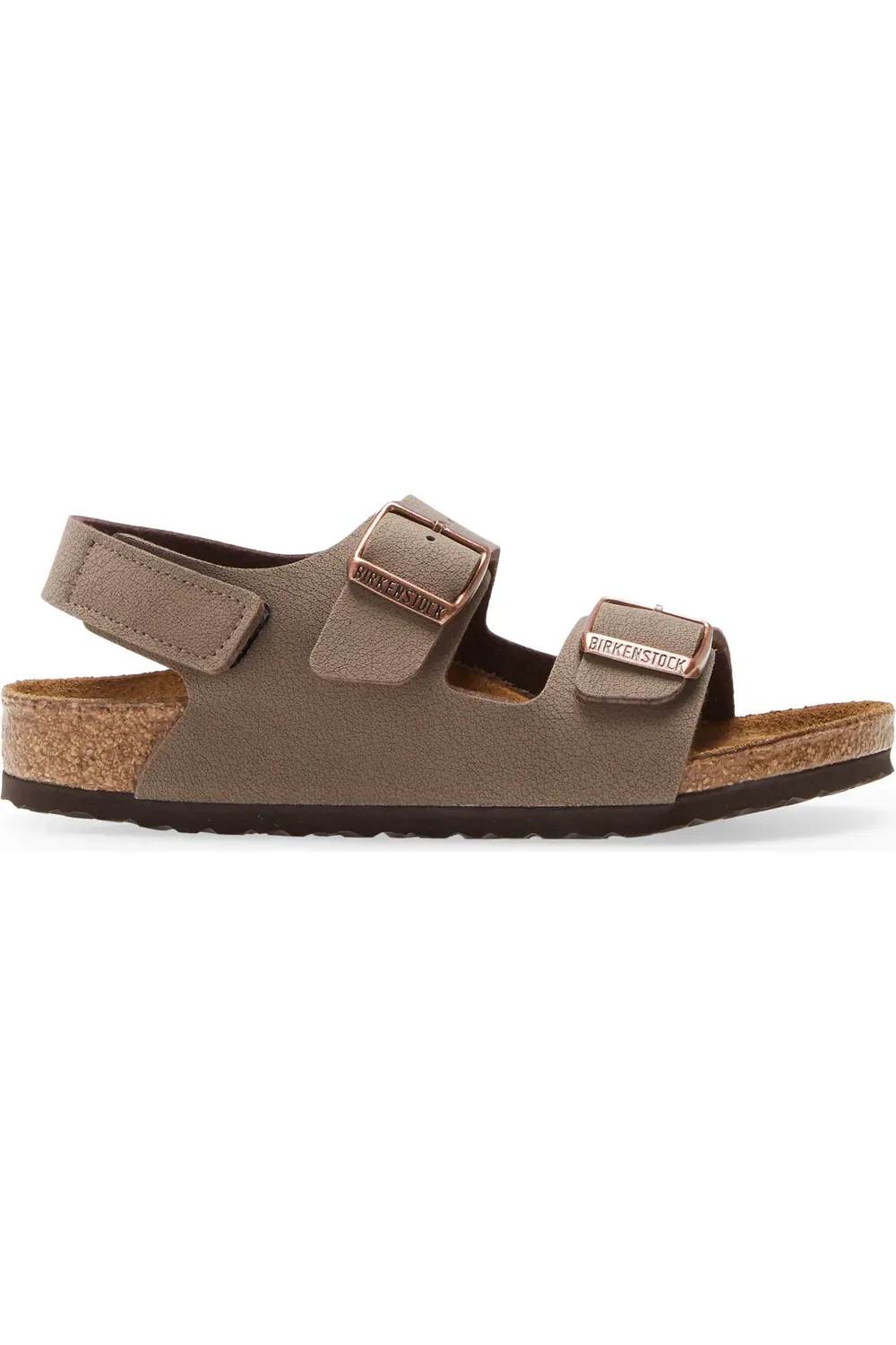 Сандалии детские с регулируемыми ремешками Milano HL Birkenstock, коричневый — фото 3