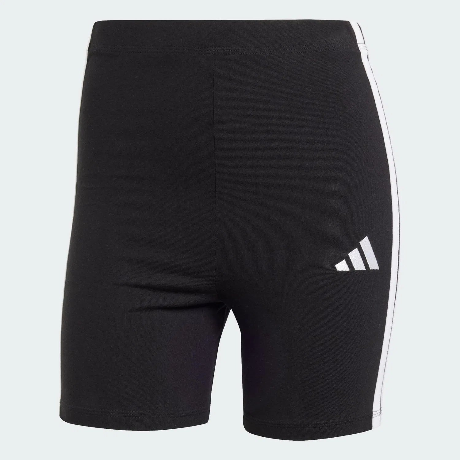 Женские леггинсы с высокой посадкой Essentials 3-Streifen High Waisted Adidas, Schwarz Weiss — фото 2