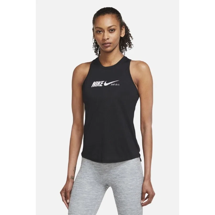 Женский топ без рукавов Dri-FIT Graphix Nike, Черный