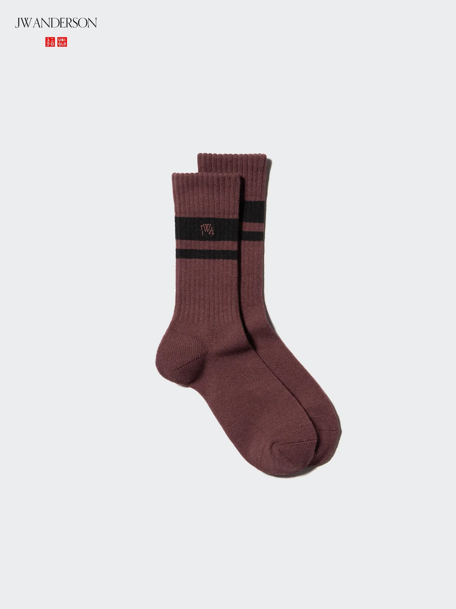 Носки Uniqlo x JW Anderson Heattech, 18 винный