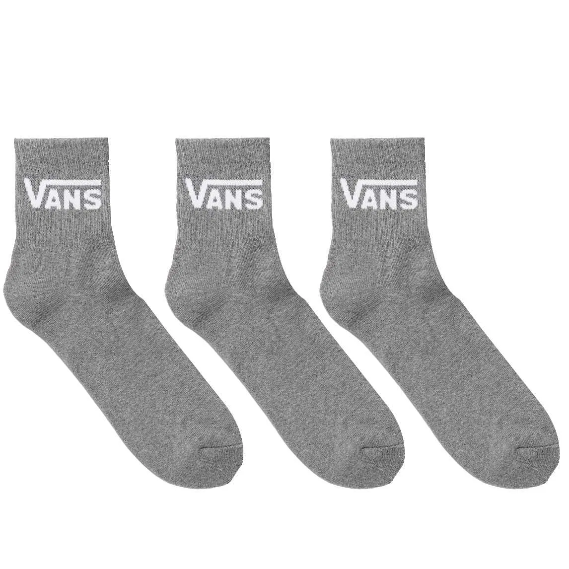 Детские носки до середины икры с принтом Half Crew, комплект из 3 пар, Vans, Gray — фото 2