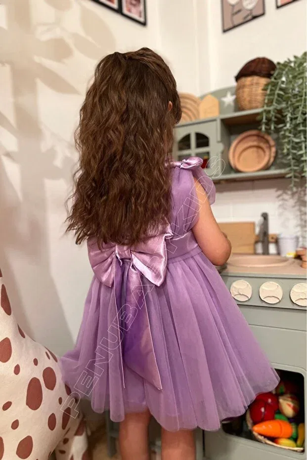 Детское платье для девочек без рукавов Penu Baby Kids, Lilac — фото 3