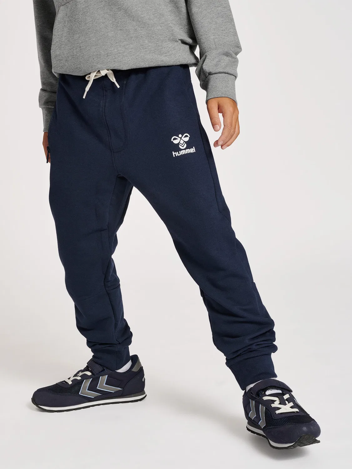 Детские спортивные штаны Hmlon с регулируемой талией Hummel, Midnight Violet Dark Violet