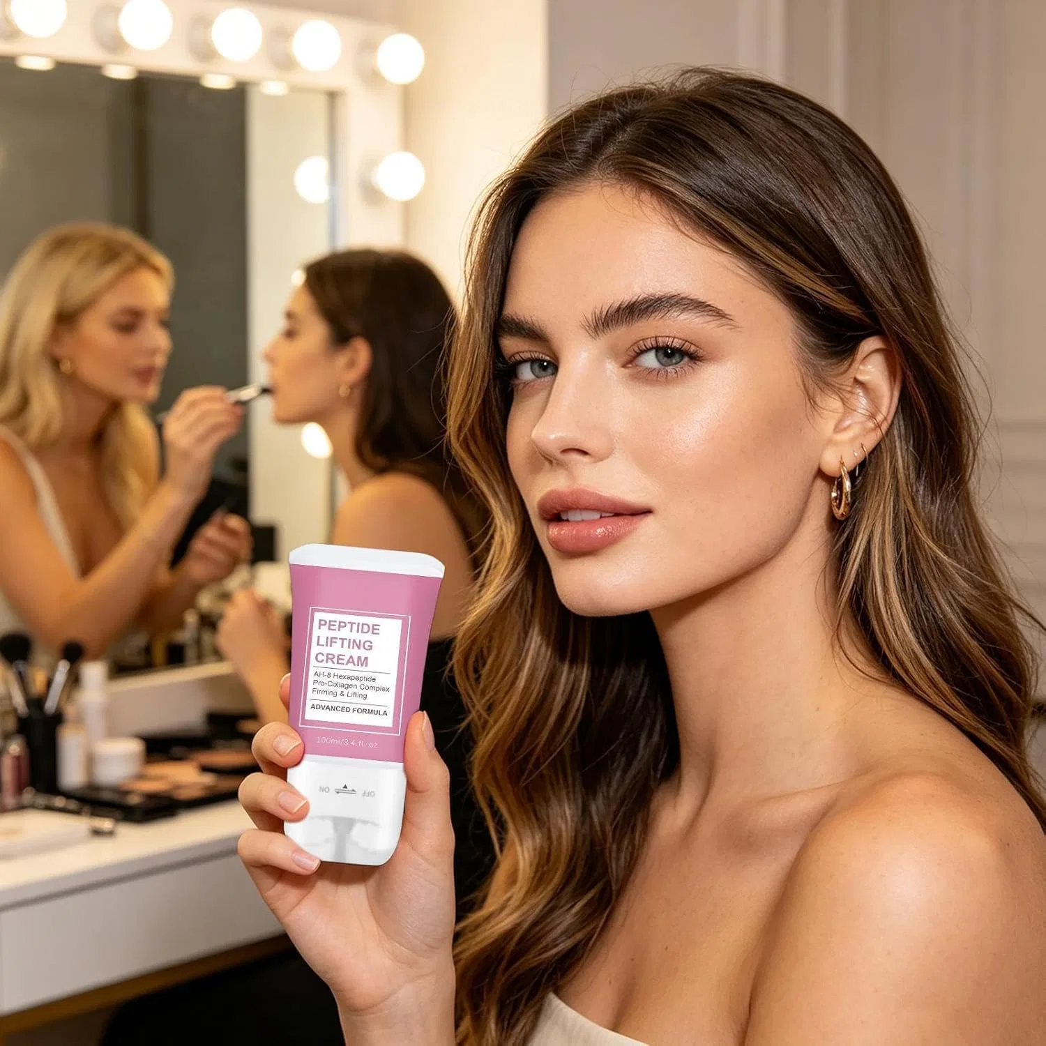 Крем для шеи с роликом, Hydrating Lifting Lotion, Generisch, 150 г — фото 4