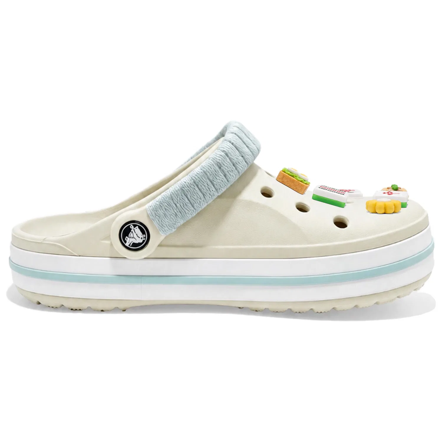 Детские сабо Bayaband Crocs, Ecru — фото 4