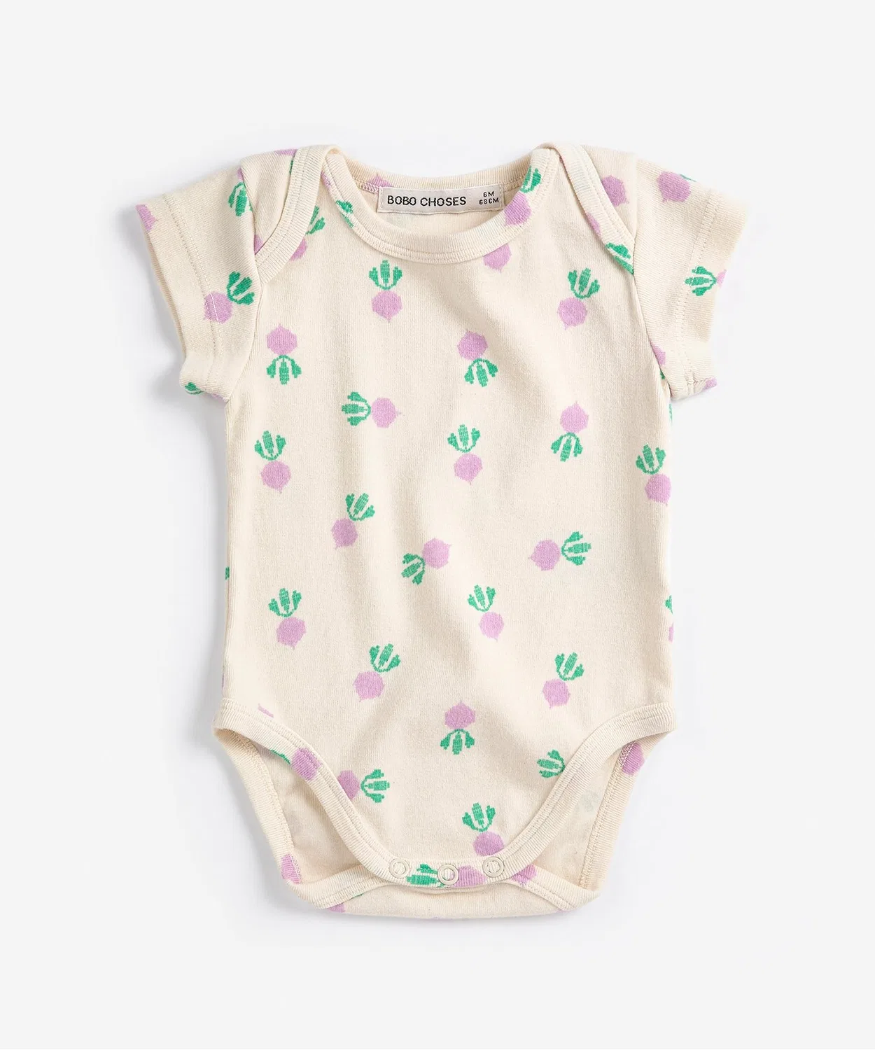 Боди Pixel Sugar Beet для малышей, белый, BOBO CHOSES