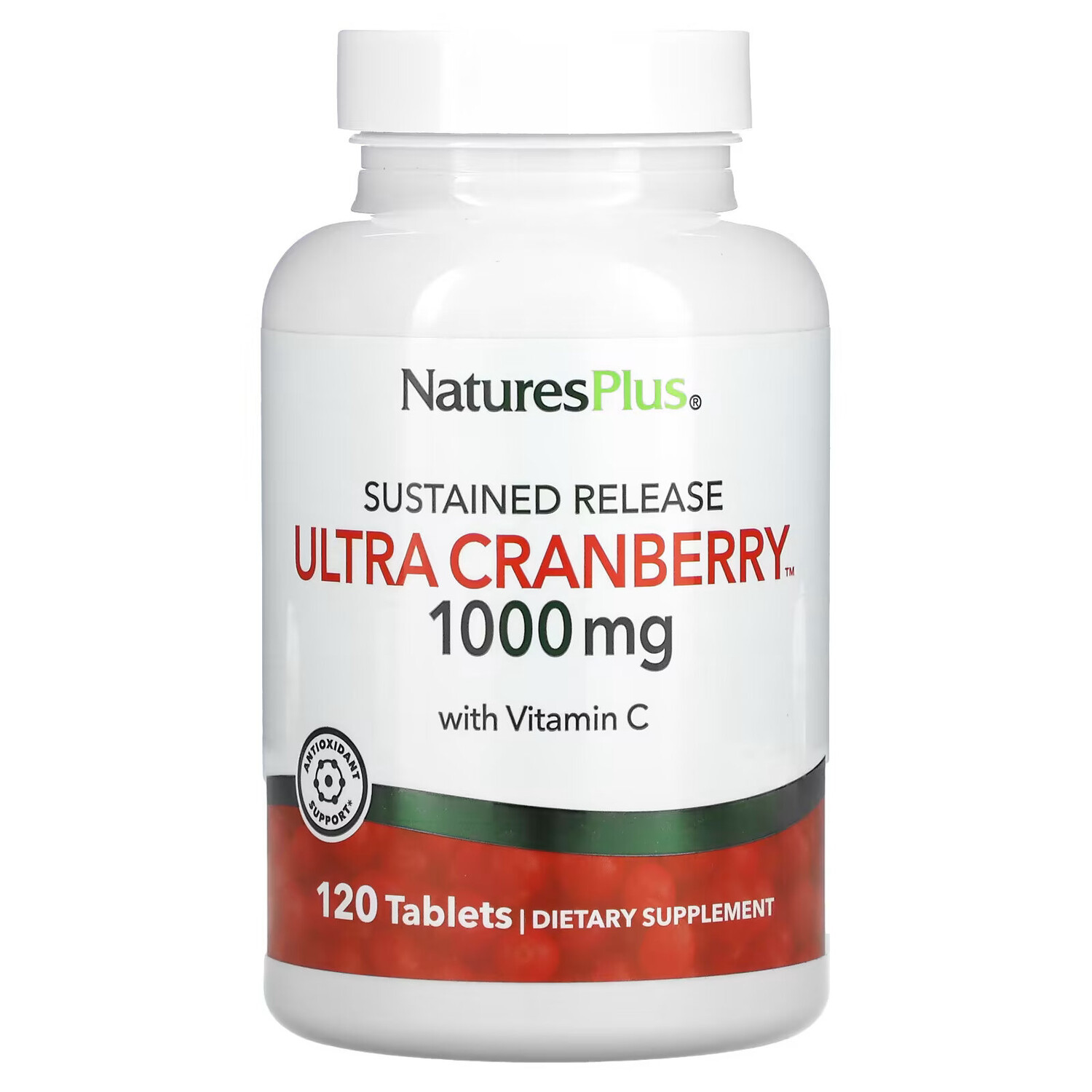 

NaturesPlus, Ultra Cranberry 1000, 120 таблеток
