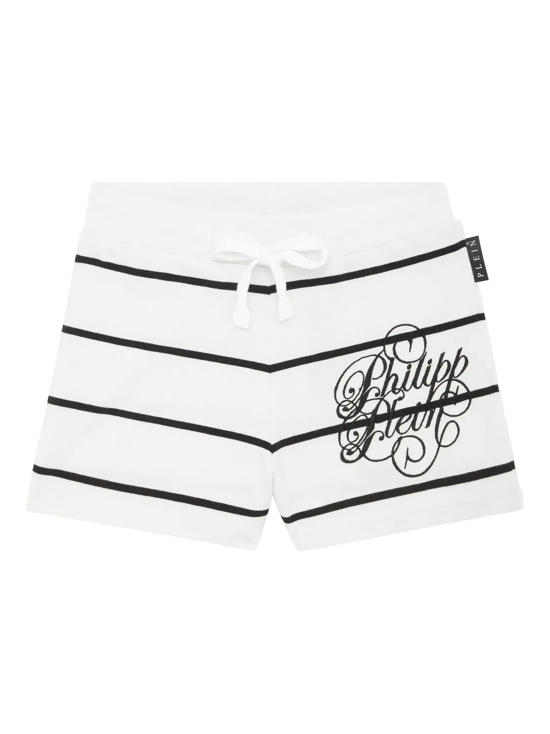 Рибаные спортивные шорты Philipp Plein, белый