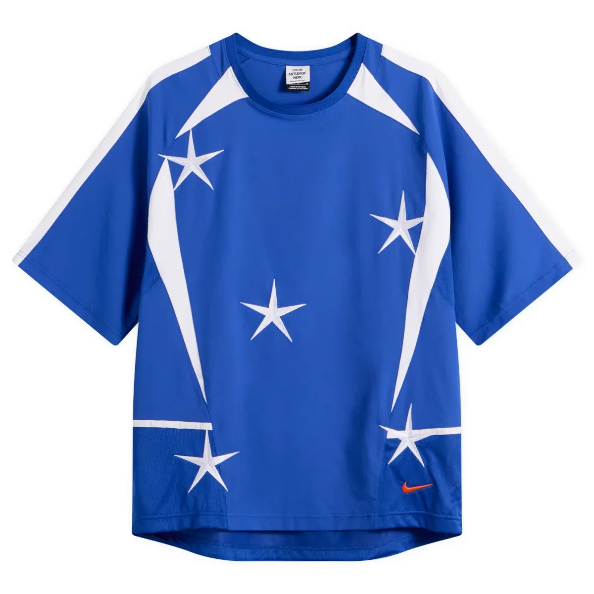 Футболка с длинным рукавом Ymh Football Jersey Nike, Old Royal White & Safety Orange