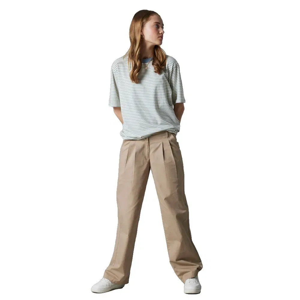 Брюки свободного кроя Lyndt Lw Pleat Loose Fit Name It, бежевый — фото 4