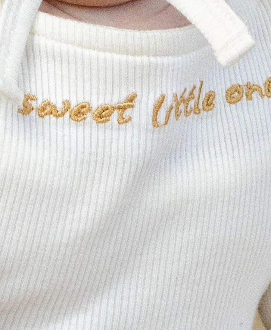Боди-комбинезон Sweet Little One Footie NoggiWear, Ivory — фото 3