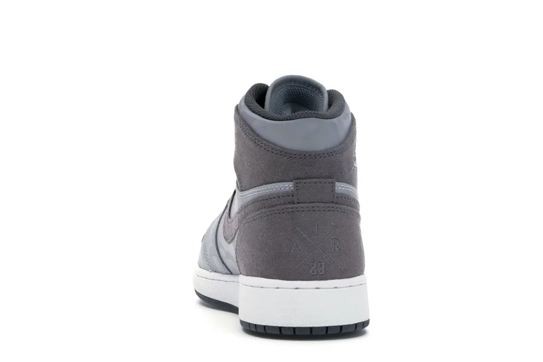 Детские кроссовки Lifestyle Jordan 1 Retro High Jordan, Wolf Grey/Dark Grey-White-University Red — фото 4
