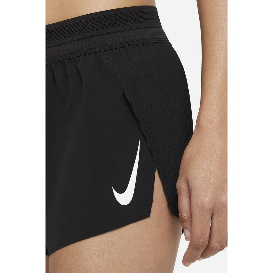Шорты спортивные с принтом Nike Aeroswift Running, Черный — фото 4