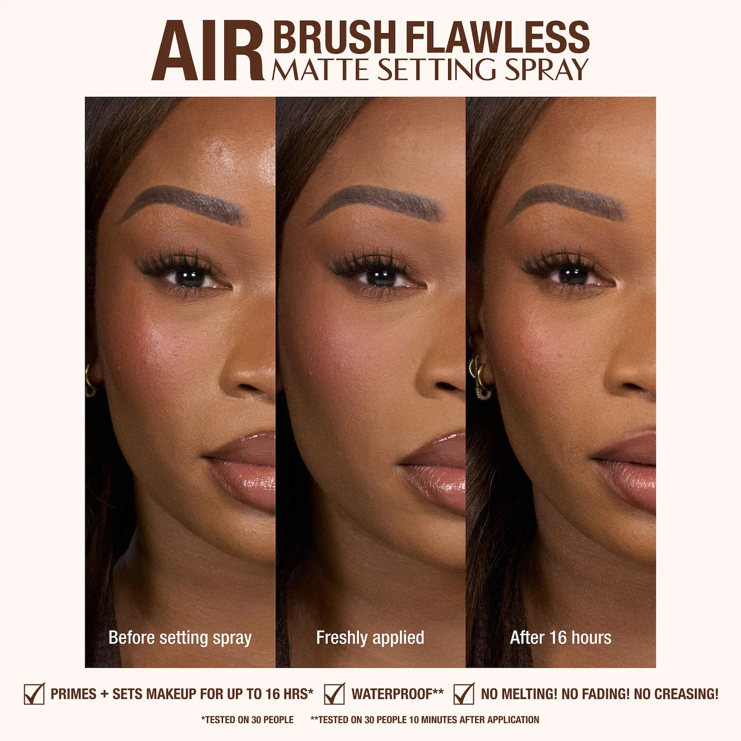 Матирующая фиксирующая спрей Charlotte Tilbury Airbrush Flawless Matte Blurring Waterproof, 100 мл — фото 3