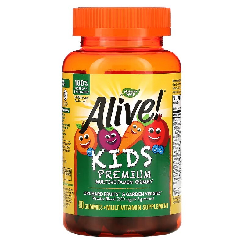 

Мультивитамины для детей Nature's Way, 90 жевательных конфет