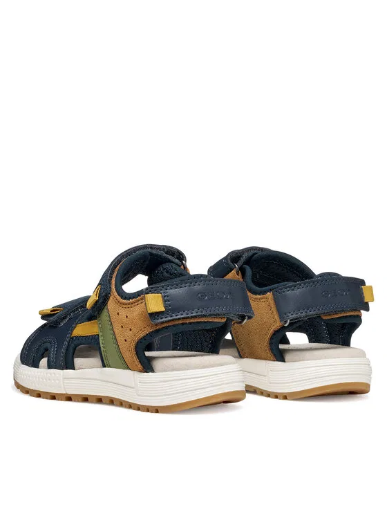Сандалии J Sandal Alben Boy Geox, темно-синий — фото 3