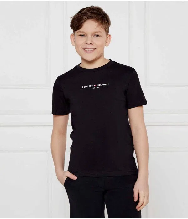 Детский комплект для мальчиков с принтом Tommy Hilfiger, черный — фото 3