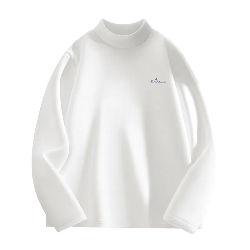 Футболка детская с полуводолазкой MZ Freedom Pen Chest Logo MINISO, White