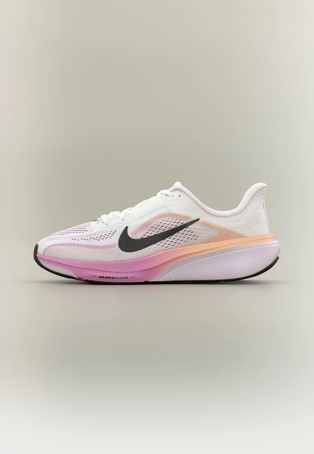 Кроссовки Air Zoom Pegasus 42 унисекс - для бега по улицам Nike Performance, White/Black/Bleached Lilac/Sunset Haze/Light Magenta