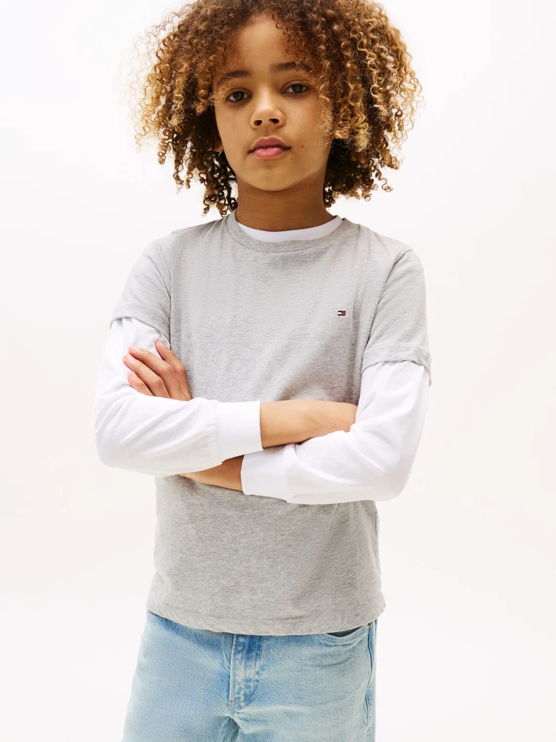 Футболка регулярная Tommy Hilfiger Core, серый