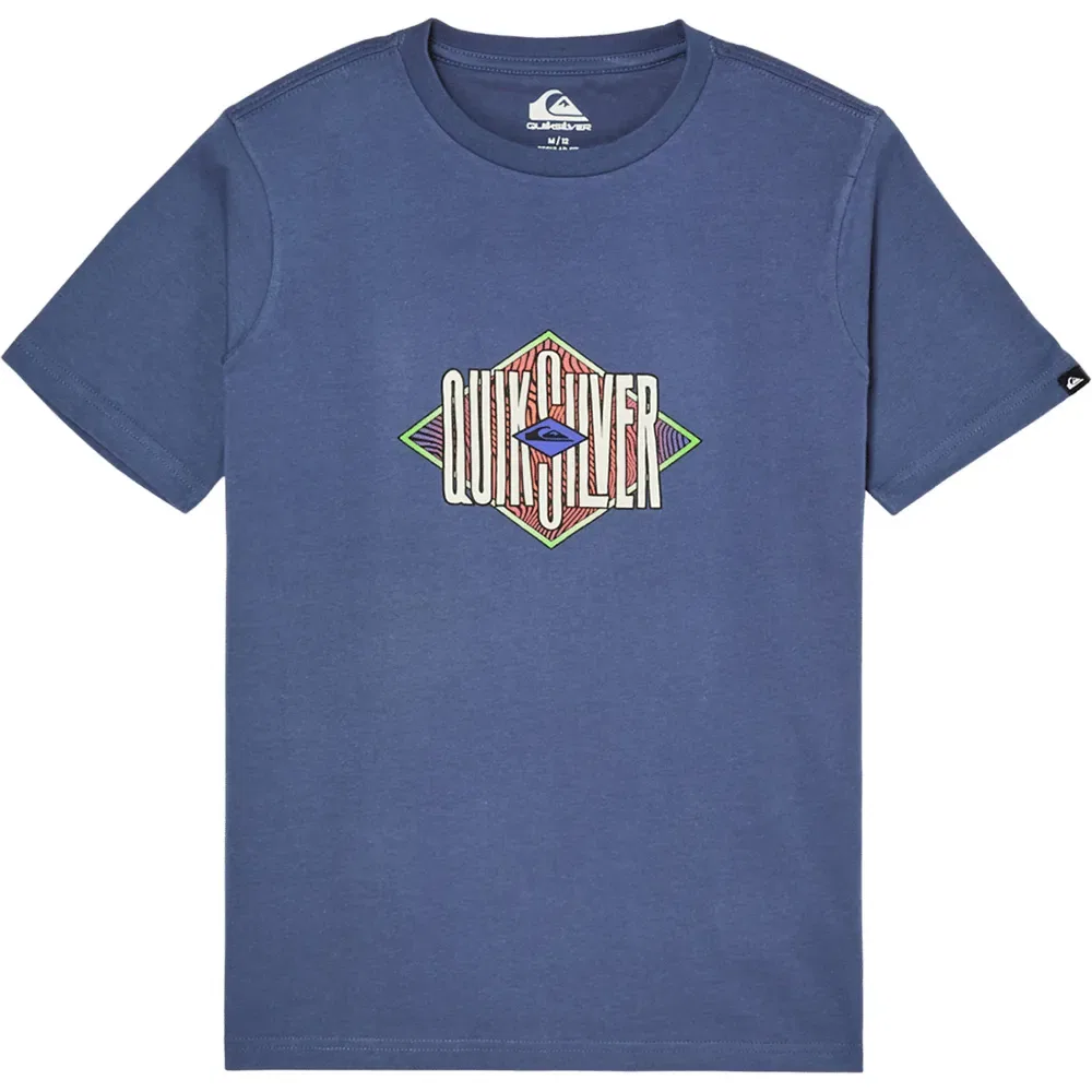 Детская футболка с коротким рукавом Quiksilver Losange, Blue