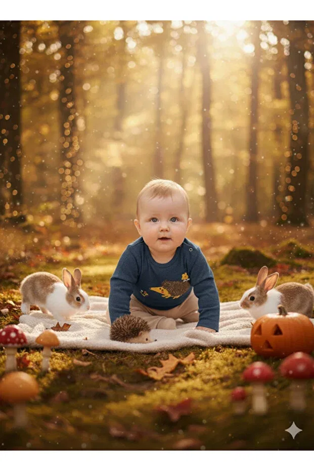 Детский комплект футболок с длинным рукавом Halloween Littles World Discover Kids Dreams, Navy Blue — фото 2