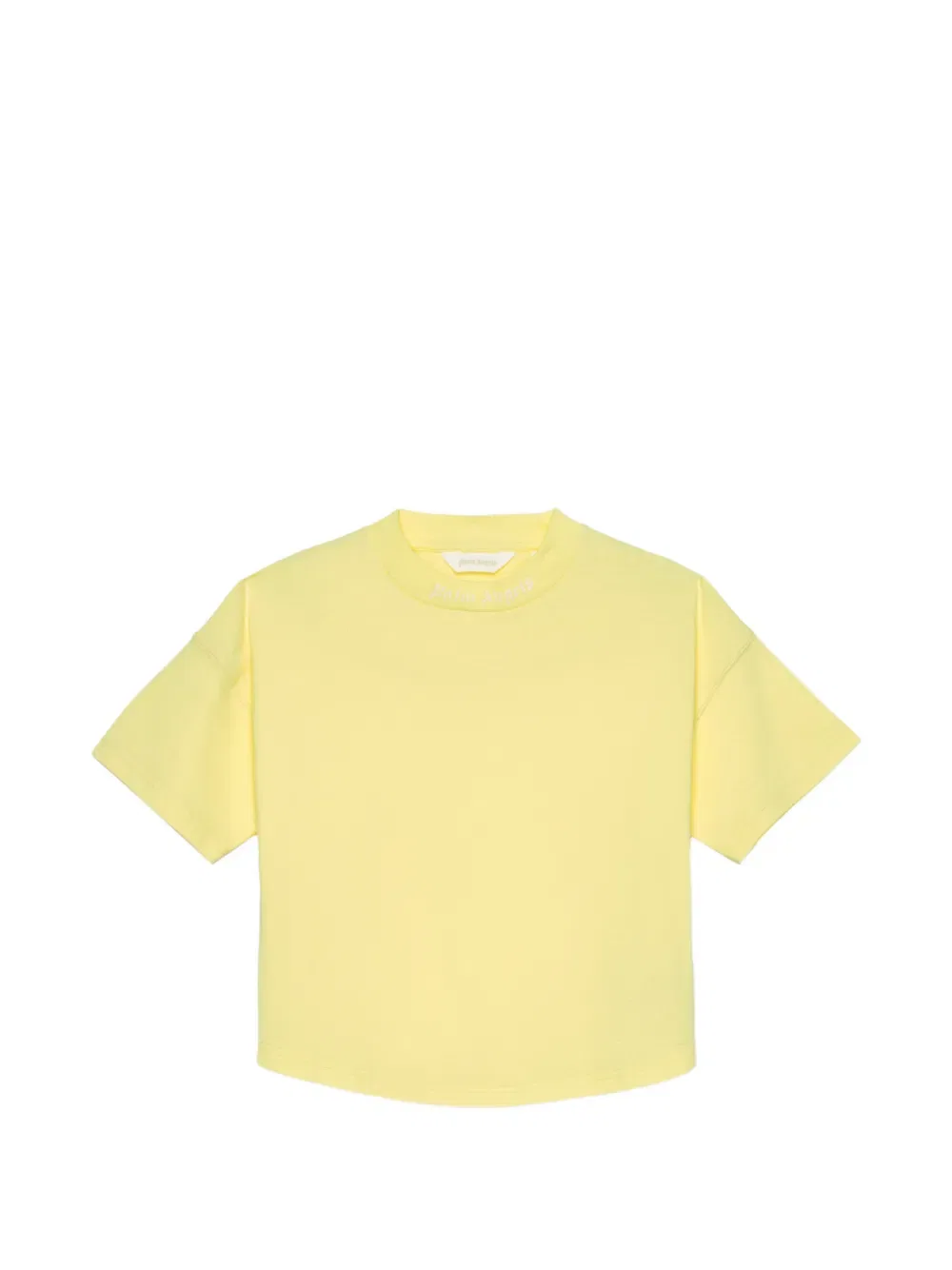 Футболка с круглым вырезом Palm Angels Kids, желтый
