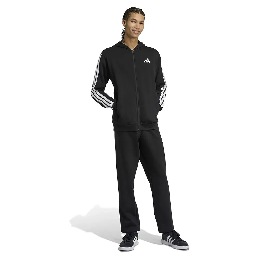 Мужской спортивный костюм с капюшоном Colorblock Tracksuit Adidas, Black