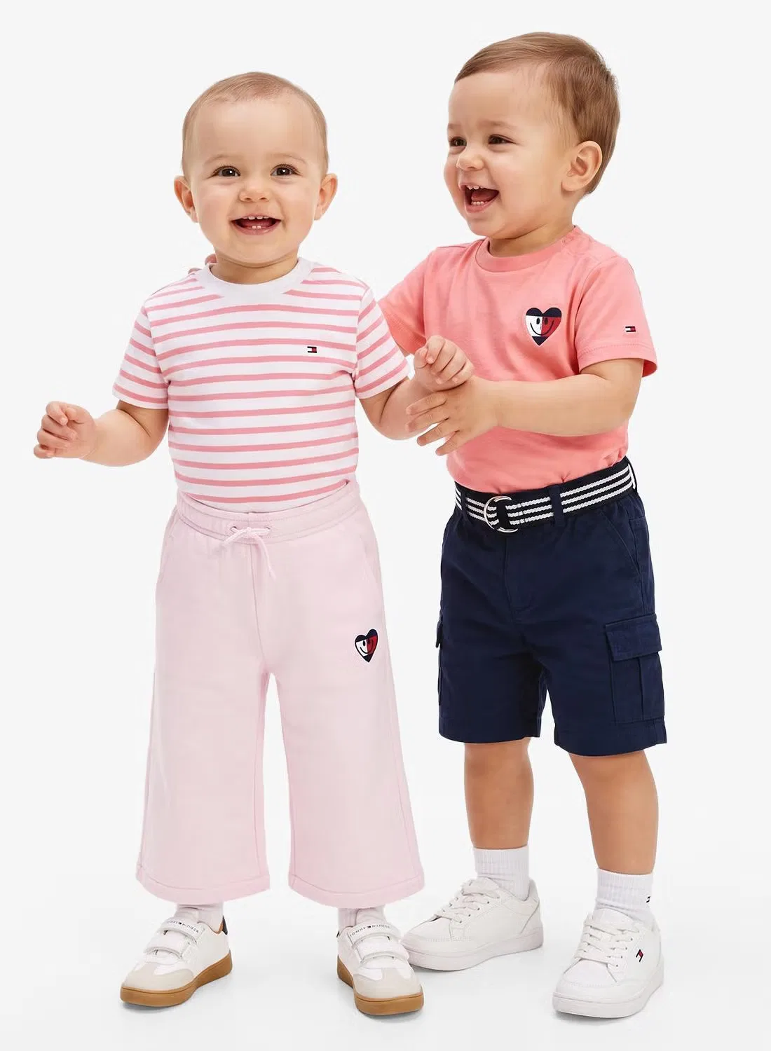Комплект футболок с принтом смайлик 2-Pack Tommy Hilfiger, тропикал блаш
