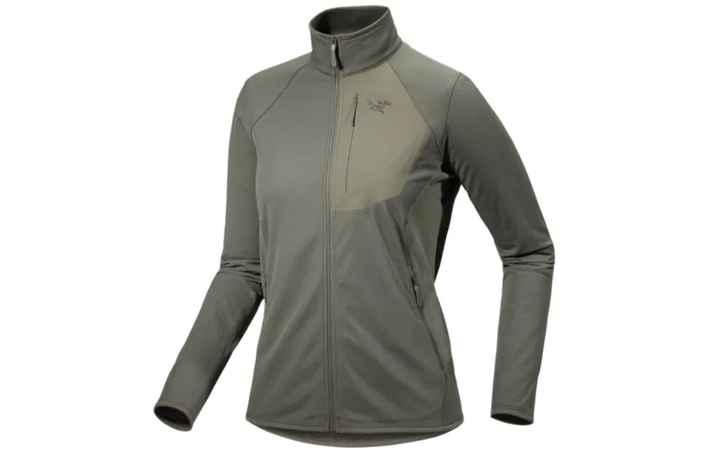 Женская флисовая кофта Arcteryx Delta, Olive Moss — фото 4