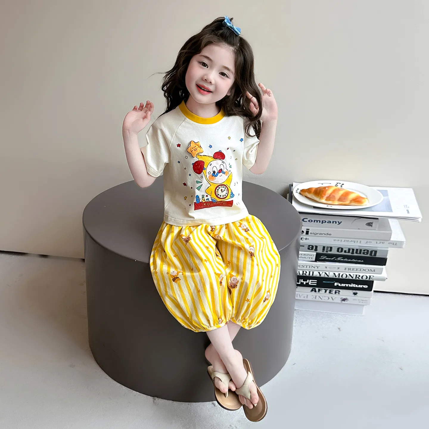 Детский спортивный комплект с футболкой и шортами Lanza, Yellow — фото 3