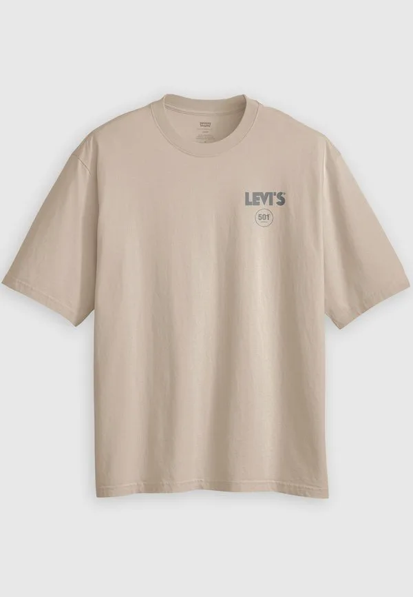 Футболка с коротким рукавом и принтом lse Levi'S, Zipper Radio Back We Have Seen The Future Front Vintage Khaki — фото 4