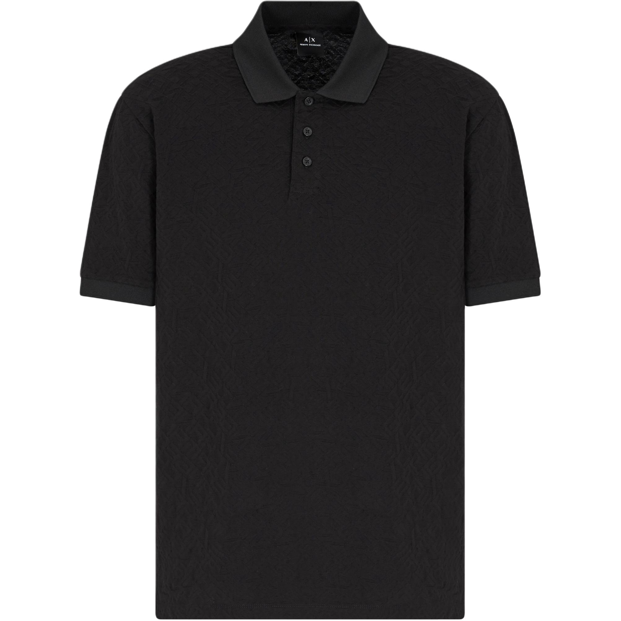 

Armani Exchange Мужская поло-рубашка AE SS25, черная