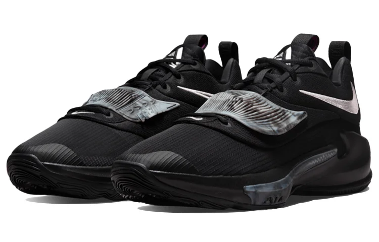 Кроссовки Nike Zoom Freak 3, черный/серебристый — фото 3