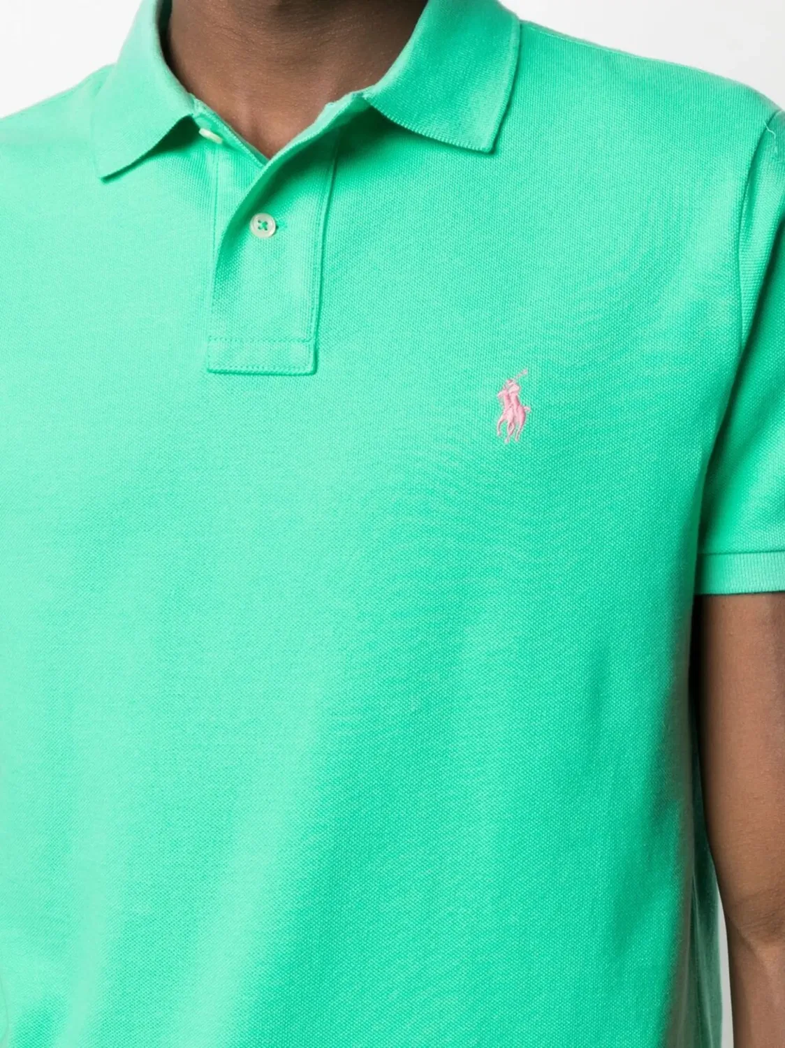 Поло с Вышитым Логотипом Polo Ralph Lauren, зеленый — фото 2