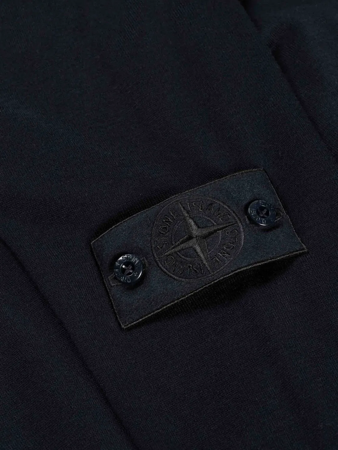 Stone Island Свитер с воротником-стойкой, черный — фото 2