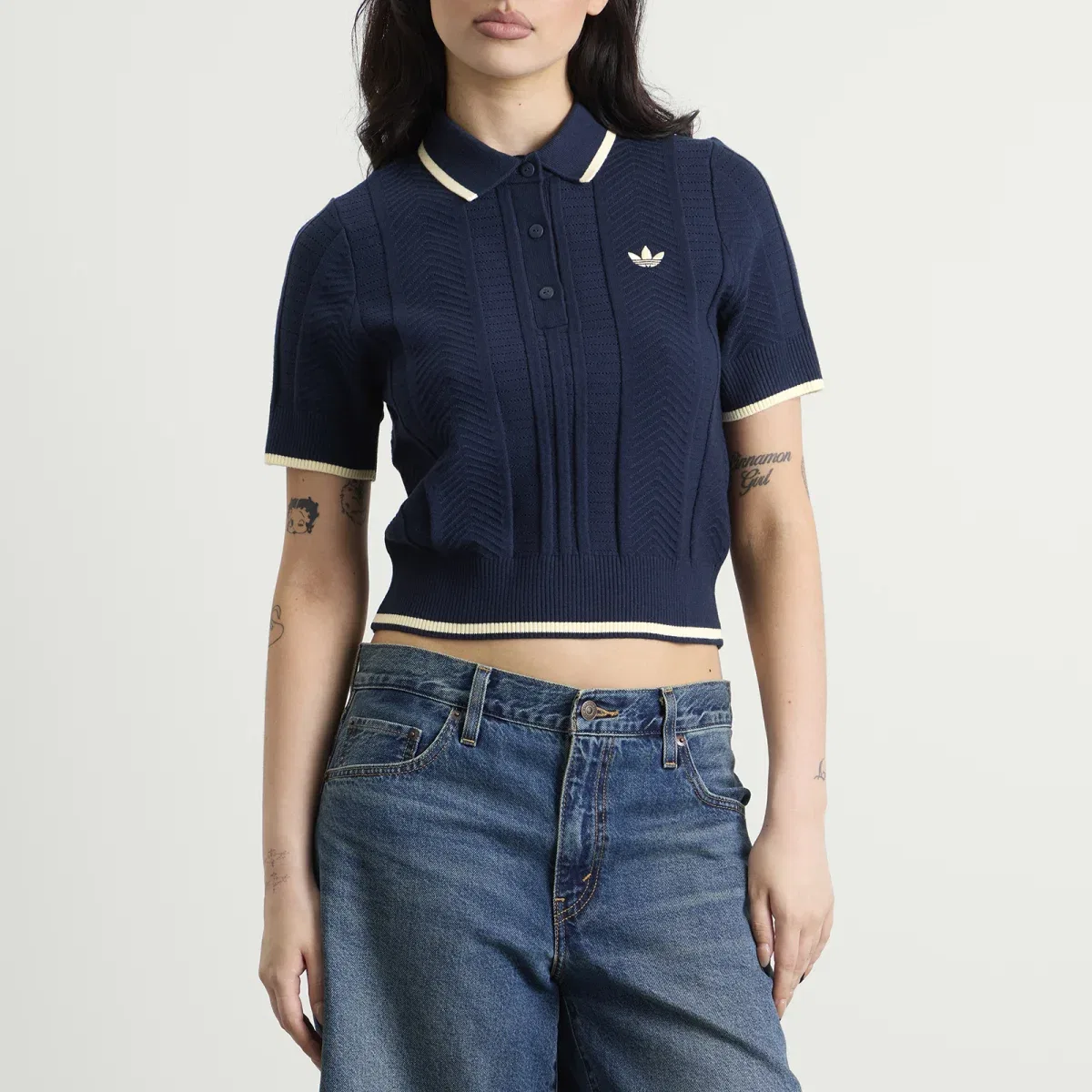 Поло с длинным рукавом Adidas, Night Indigo — фото 2