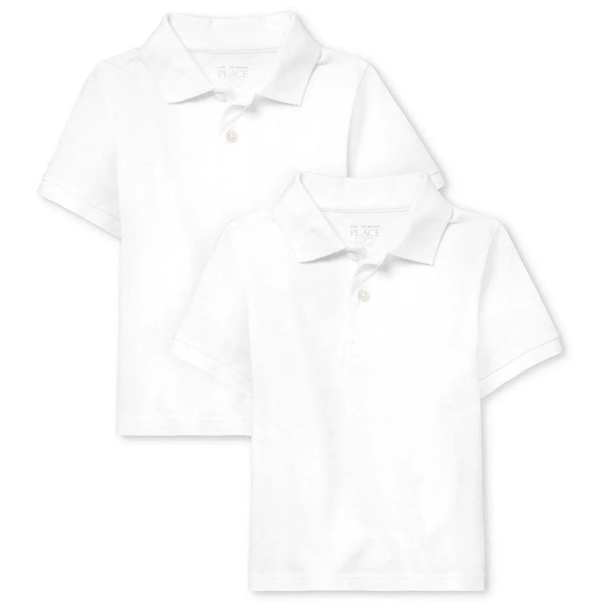 Детский поло 2-комплект Uniform Short Sleeve Pique Polo The Children's Place, White