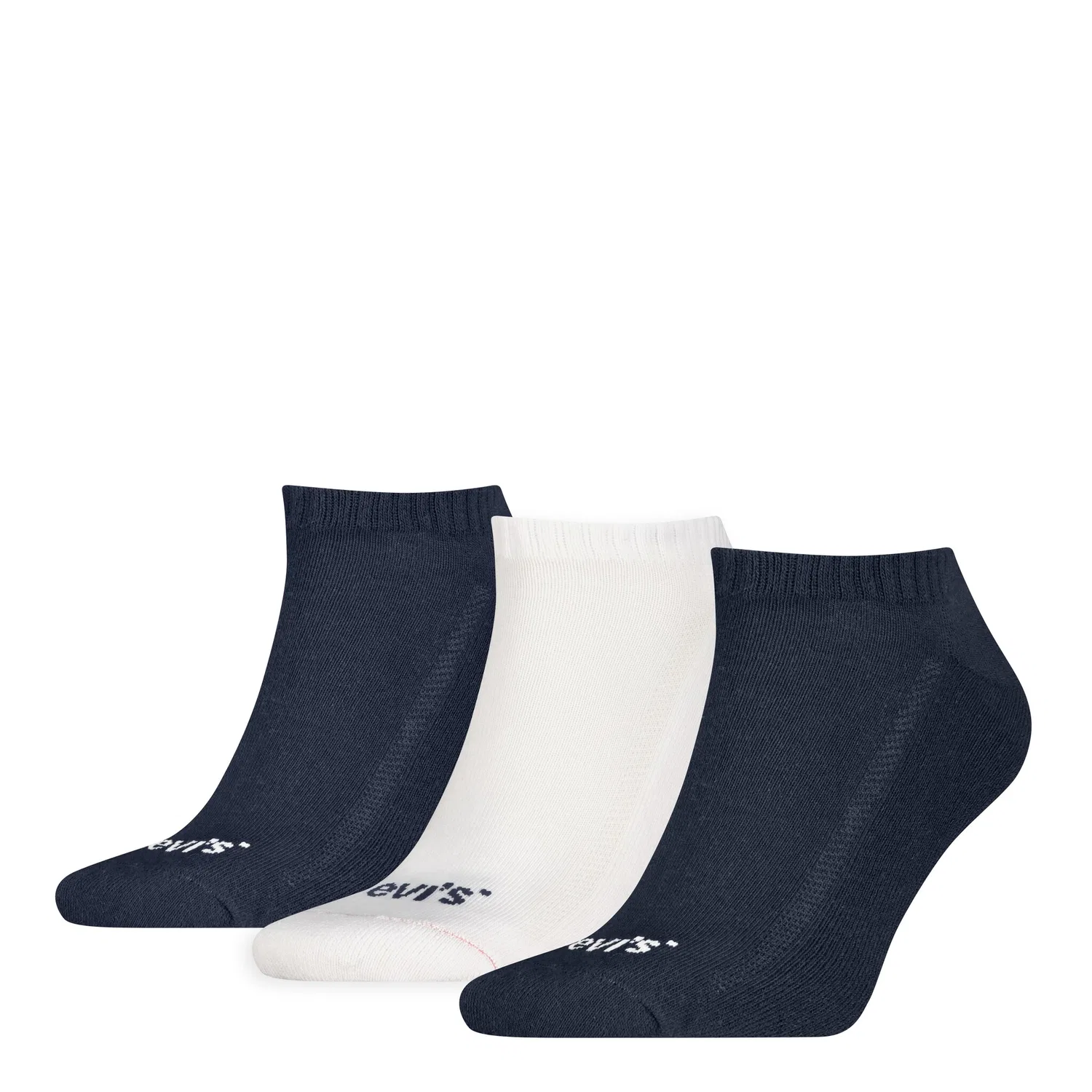 Женские носки низкие с логотипом Orange Tab Levi's, Navy/White