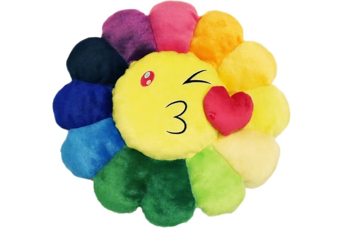 

Мягкая плюшевая фигурка Takashi Murakami Flower Emoji 1, 60 см, мультиколор