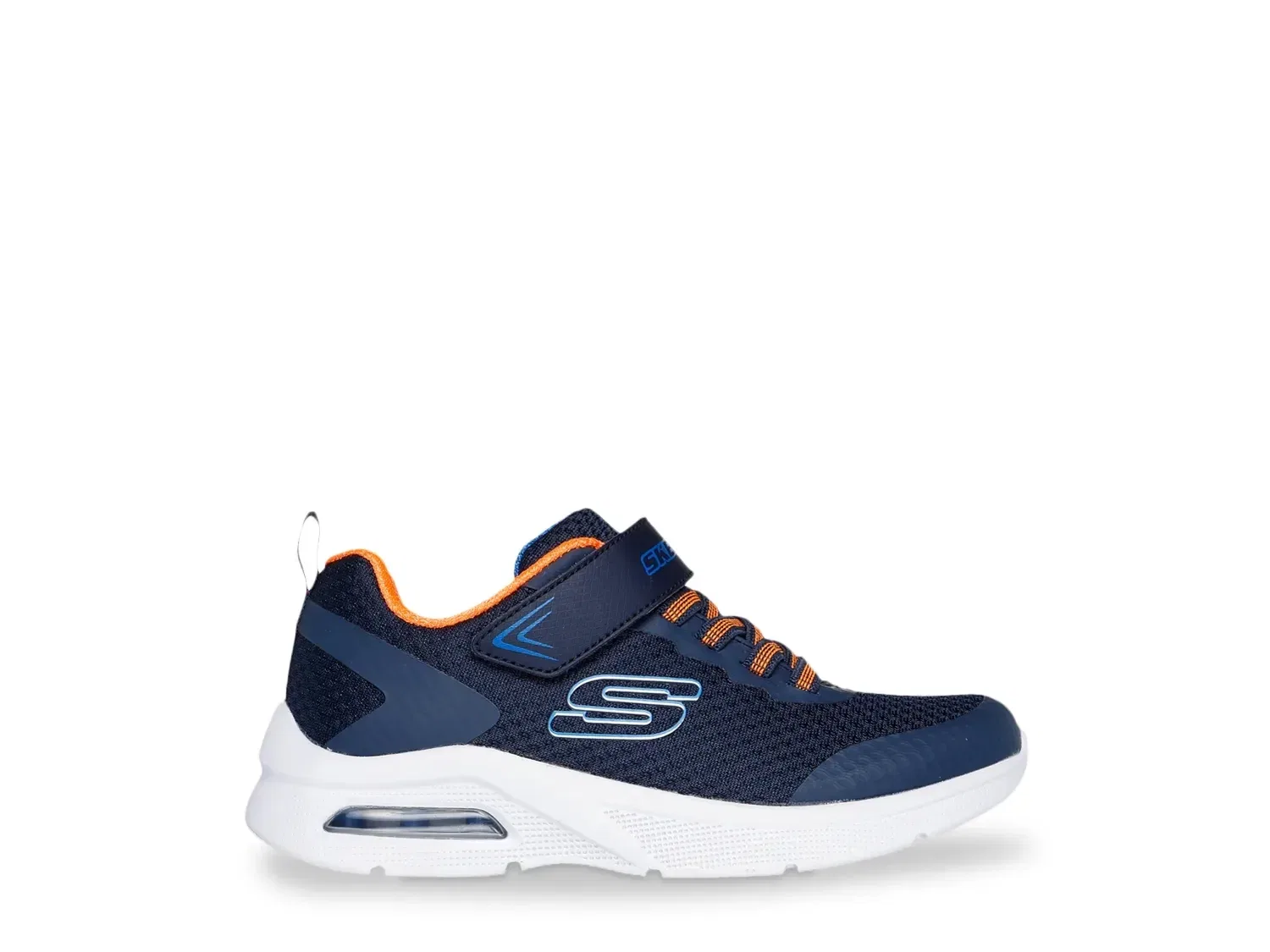 Кроссовки Microspec Max Skechers, Navy/Orange — фото 3