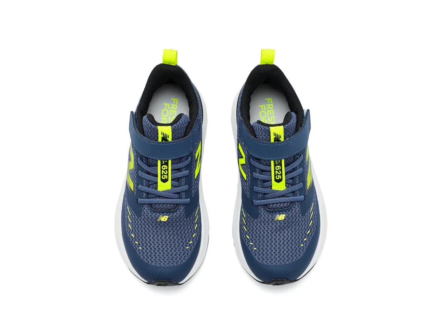 Кроссовки 625 Hook-and-Loop (для маленьких детей) New Balance Kids, Vintage Indigo/Alkaline Green — фото 3