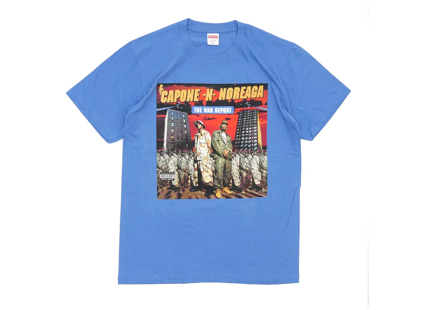 Мужская футболка с принтом Supreme Tee, Light Royal