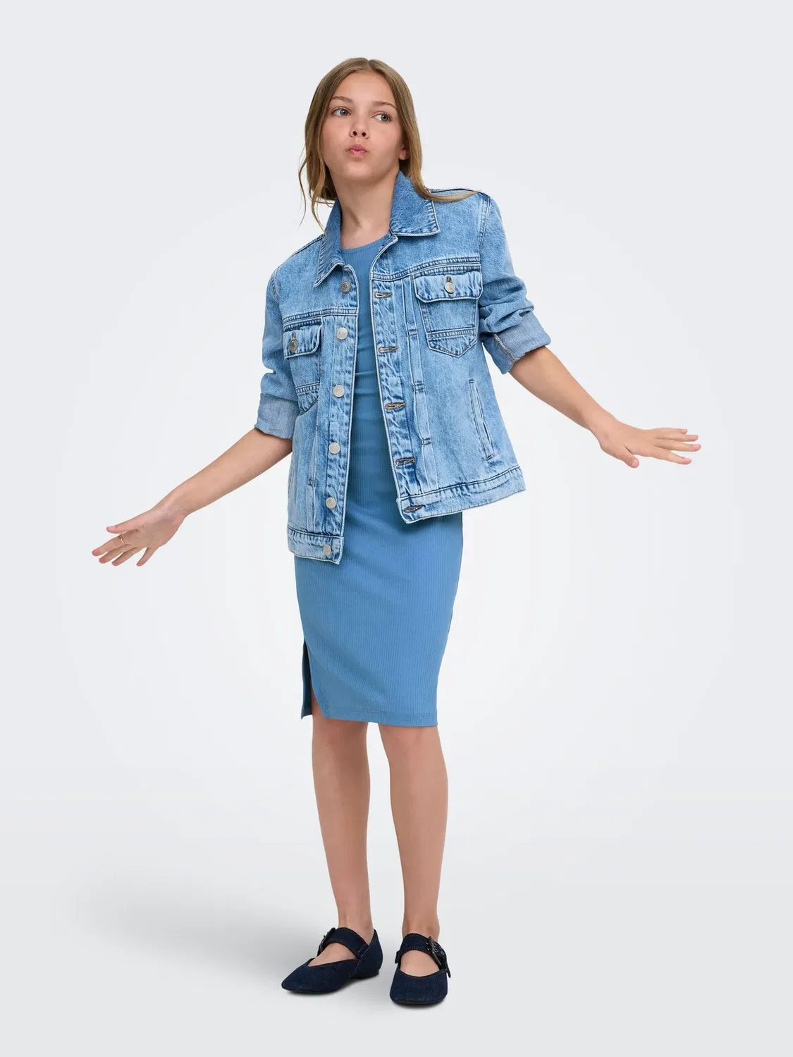 Платье-Комбинезон Kogbelfast life s/l midi dress noos jrs - jumper dress Only Girls, Riviera — фото 2