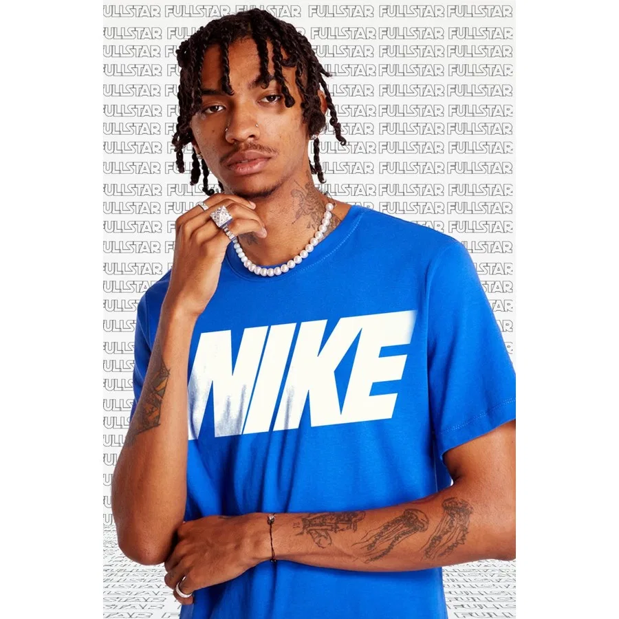 Футболка с принтом Sportswear Shine Logo Unisex Tee Nike, Синий