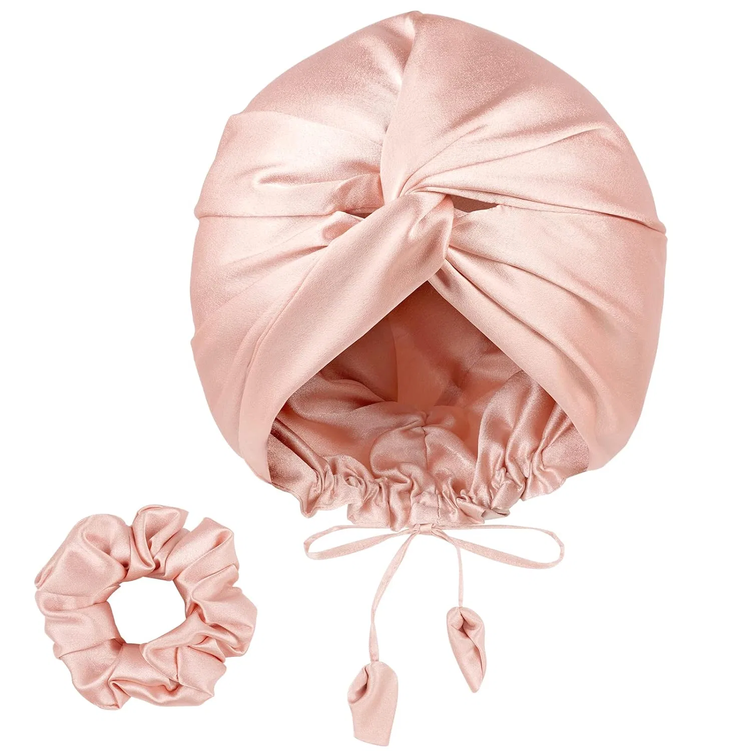 Шапочка для душа сатиновая двусторонняя PARISBELLA, 82 г, Pink