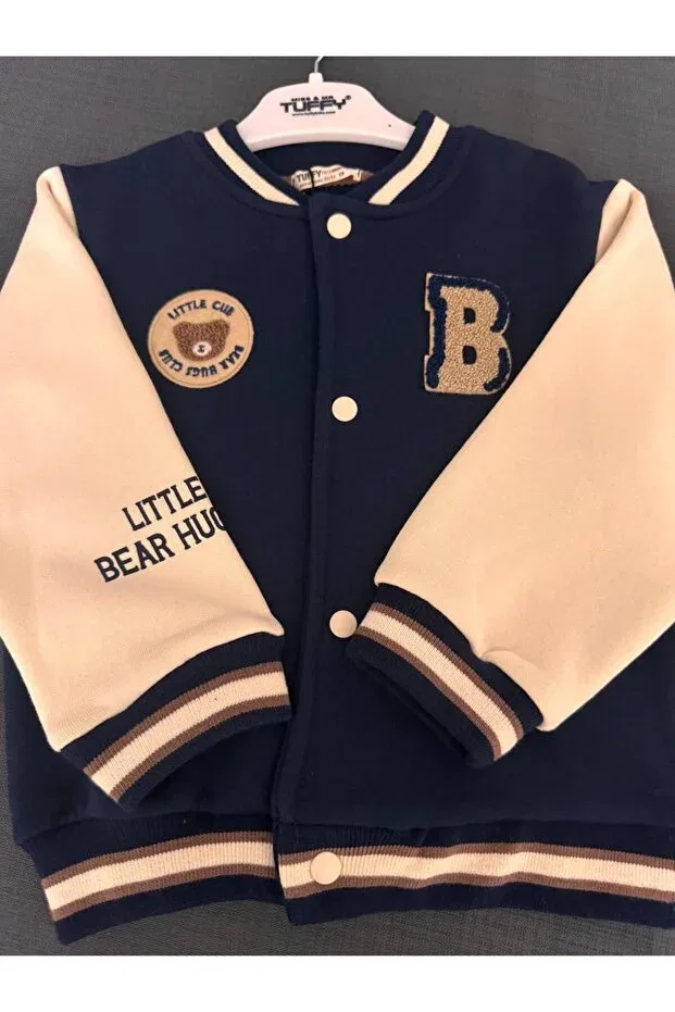 Детский кардиган с принтом Sportswear Butik, Navy Blue — фото 3